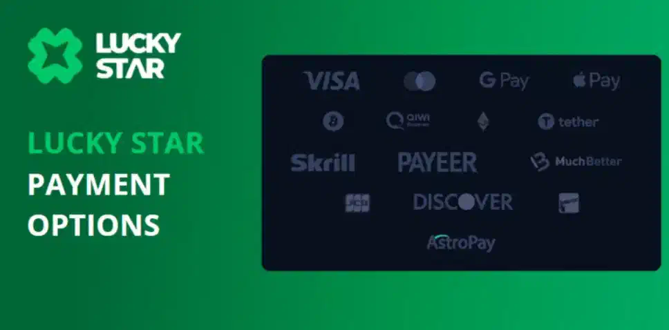 Lucky Star Methods of Payment
